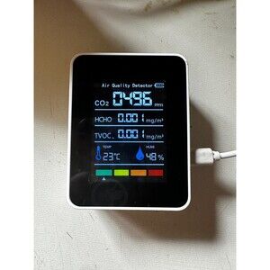 Air Quality Detector Monitor Unbranded PH-L58 White Indoor Tester